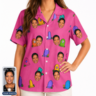 Women's Slab Snickers Custom Face Hawaiian Shirt