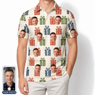 Men's Cheery Crates Custom Face Polo Shirt