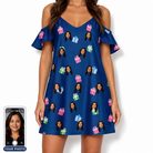 Women's Boxed Bliss Custom Face Off-Shoulder Dress