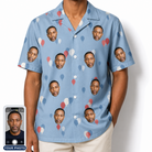 Men's Betsy Bounce Custom Face Hawaiian Shirt