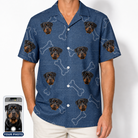 Men's Canine Crunch Custom Dog Face Hawaiian Shirt