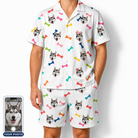 Men's Gnawvana Grove Custom Dog Face Shirt & Shorts Set