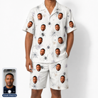 Men's Eight-Legged Elegance Custom Face Shirt & Shorts Set