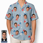 Men's Bunting Bonanza Custom Face Hawaiian Shirt