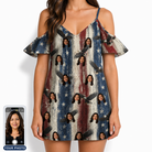 Women's Eagle Euphoria Custom Face Off-Shoulder Dress