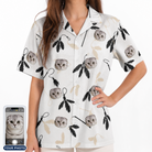 Women's Clawful Feathers Custom Cat Face Hawaiian Shirt