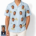 Men's Sandbar Signets Custom Face Hawaiian Shirt