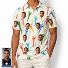 Men's Par Pickets Custom Face Polo Shirt