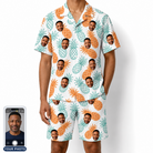 Men's Spiky Staycation Custom Face Shirt & Shorts Set