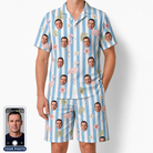 Men's Cerise Sashay Custom Face Shirt & Shorts Set