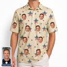 Men's Flag Fandango Custom Face Polo Shirt