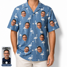 Men's Plume Parade Custom Face Hawaiian Shirt