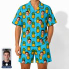 Men's Pineapple Pals Custom Face Shirt & Shorts Set