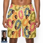 Men's Leisure Lovers Custom Face Beach Shorts