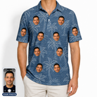Men's Blossom Bounce Custom Face Polo Shirt