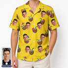 Men's Nutty Nectar Custom Face Hawaiian Shirt