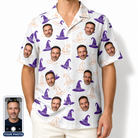 Men's Cauldron Crowns Custom Face Hawaiian Shirt