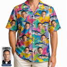 Men's Sushi Safari Custom Face Hawaiian Shirt