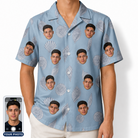 Men's Pearl Parade Custom Face Hawaiian Shirt