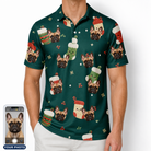Men's Chimney Cheer Custom Dog Face Polo Shirt