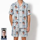 Men's Spoon Sizzle Custom Face Shirt & Shorts Set