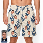 Men's Scarlet Spikes Custom Face Beach Shorts