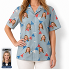 Women's Bunting Bonanza Custom Face Hawaiian Shirt