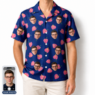 Men's Arum Around Custom Face Hawaiian Shirt