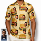 Men's Patty Potluck Custom Face Polo Shirt