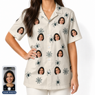 Women's Tarantula Tango Custom Face Hawaiian Shirt