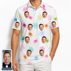 Men's Sticky Situation Custom Face Polo Shirt