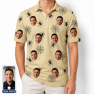 Men's Sinister Strands Custom Face Polo Shirt