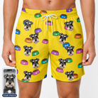 Men's Chow Hounds Custom Dog Face Beach Shorts