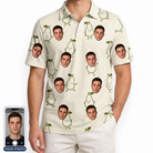 Men's Pear Pressure Custom Face Polo Shirt