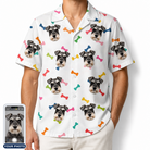 Men's Gnawvana Grove Custom Dog Face Hawaiian Shirt