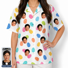 Women's Pinecone Prance Custom Face Hawaiian Shirt