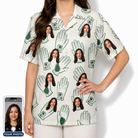 Women's Glove Affair Custom Face Hawaiian Shirt
