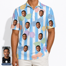 Men's Papa Polarizers Custom Face Polo Shirt