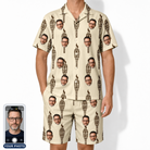 Men's Rattan Radiance Custom Face Shirt & Shorts Set
