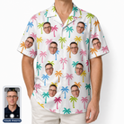 Men's Jungle Jive Custom Face Hawaiian Shirt