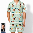 Men's Lens Liaisons Custom Face Shirt & Shorts Set