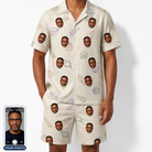 Men's Conch Quest Custom Face Shirt & Shorts Set