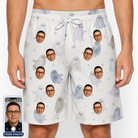 Men's Wraith Wiggles Custom Face Beach Shorts