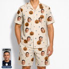 Men's Lantern Laughs Custom Face Shirt & Shorts Set