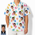 Men's Pinecone Prance Custom Face Hawaiian Shirt