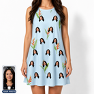 Women's Heliconia Hooray Custom Face Tank Dress