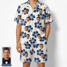 Men's Deco Garden Custom Face Shirt & Shorts Set