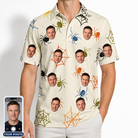 Men's Creepy Crawlers Custom Face Polo Shirt