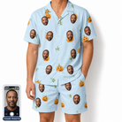 Men's Toothy Torchlight Custom Face Shirt & Shorts Set