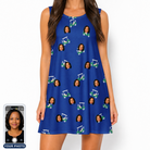 Women's Bogey Buggies Custom Face Tank Dress